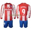 Original Trikotsatz Atlético Madrid Suarez 9 Heimtrikot 2021-22 Langarm Für Kinder